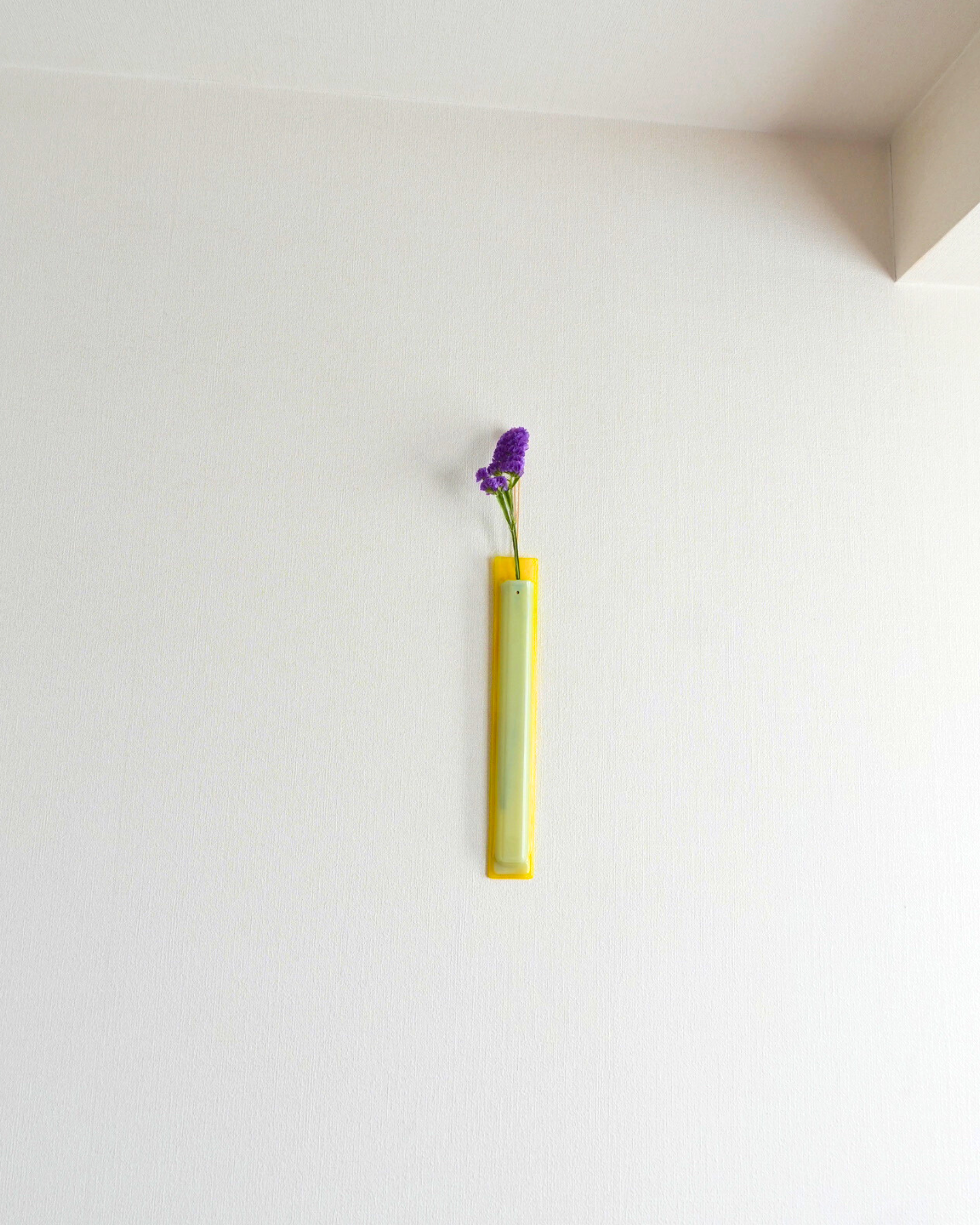 RiN yellow-marble & artichoke, 2way type, ドライフラワー付