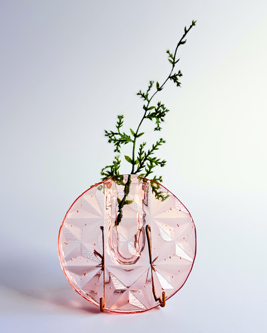 Jewelry pink topaz, スタンド・ドライフラワー付