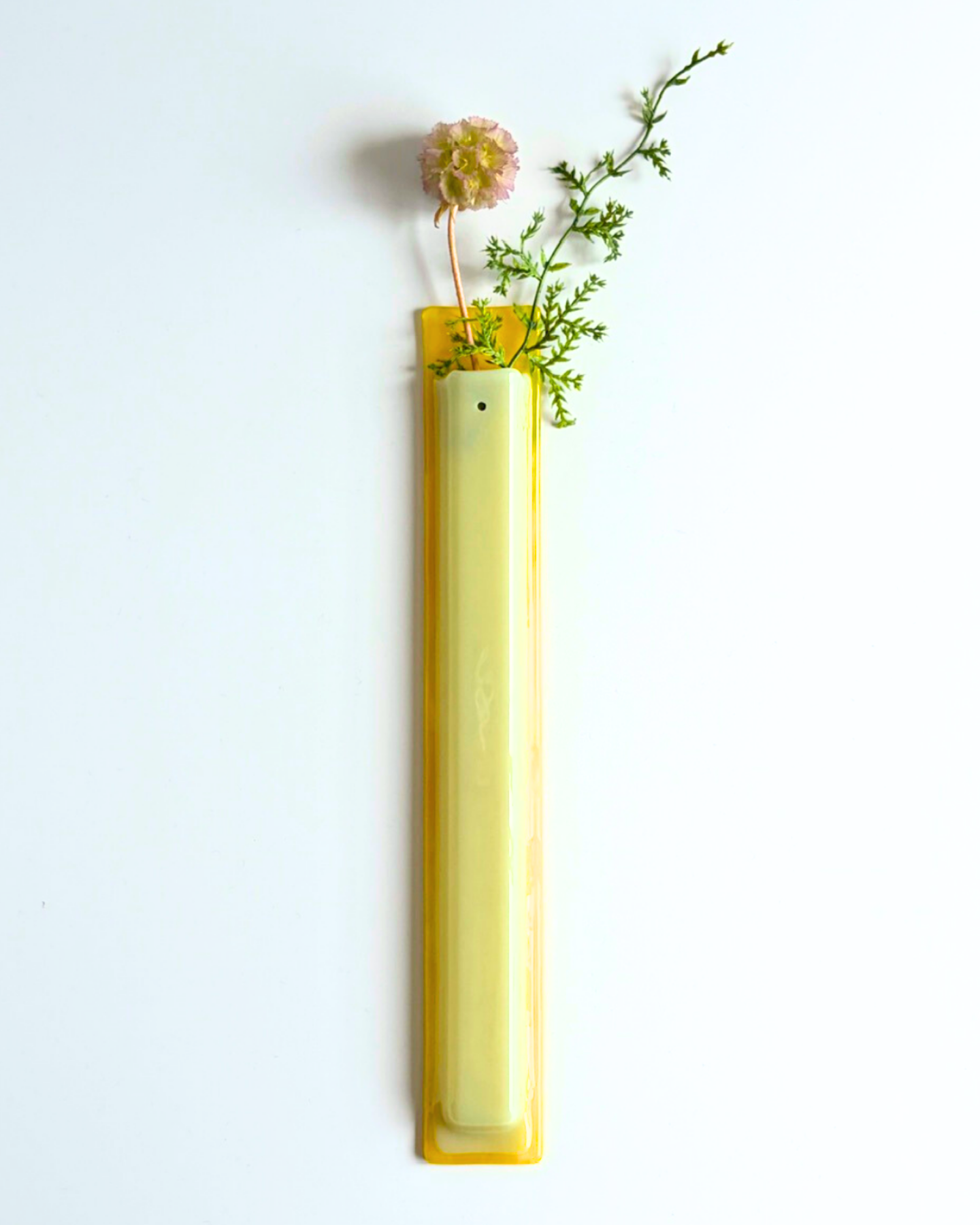 RiN yellow-marble & artichoke, 2way type, ドライフラワー付